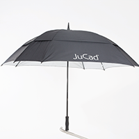 JuCad windproof umbrella_black_on the trolley_JSWP-BL